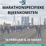 Marathonspecifieke bijeenkomsten